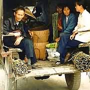 Families in lorry